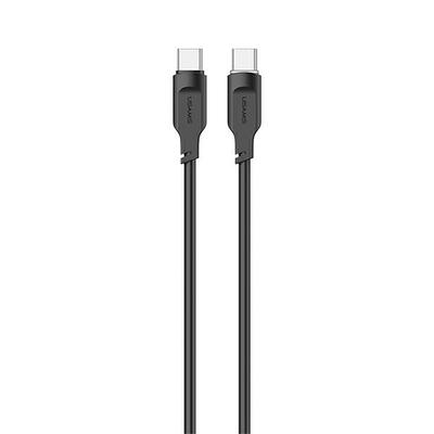 USAMS Кабель USB-C на USB-C 100 Вт 1,2 м порт Display Быстрая зарядка Серия Lithe Черный/Black Sj567Usb01(Us-Sj567)