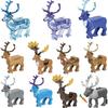 Hot Christmas Building Block Gift Animals Deer Elk Reindeer Figures Brick Xmas Tree Educational Toy Gift for Boy Kid Block Model
