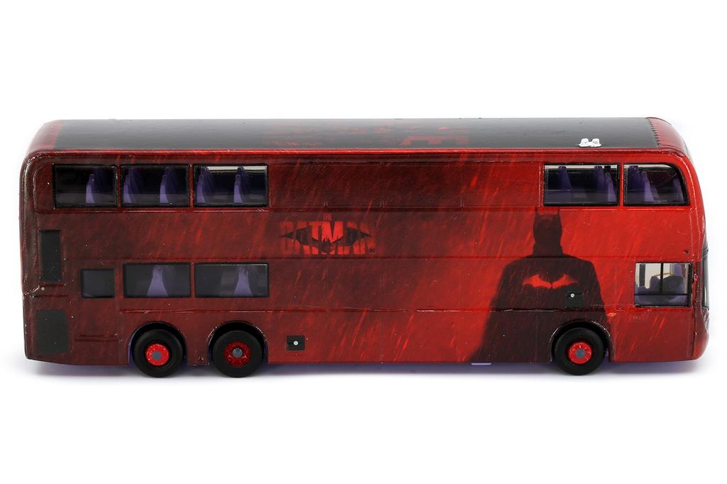 Литой мини-автомобиль Tiny City Enviro 500 MMC The Batman Double Decker Bus 1/110 12.8M "Бэтмен"