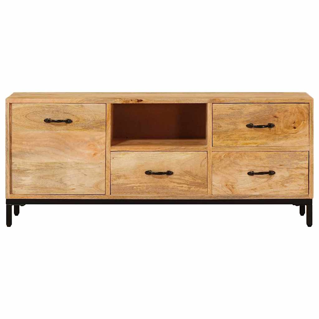 TV Stand Brown 110 x 30 x 46 cm Solid Mango Wood