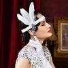 Кисточка Перьевой Головной Убор Маскарадная Повязка на Голову Косплей Платье Головной Убор Вечеринка Аксессуары для Волос
