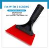 Small Squeegee With 5 Inch Rubber Mini Wiper Window Tinting Tools For Mirror Glass Window Cleaner With Non-Slip Handle