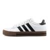 Adidas Daily 4.0 Abrasion Resistant Slip Resistant Low top Skateboard Shoes Unisex White Black JR0077(Team51-)