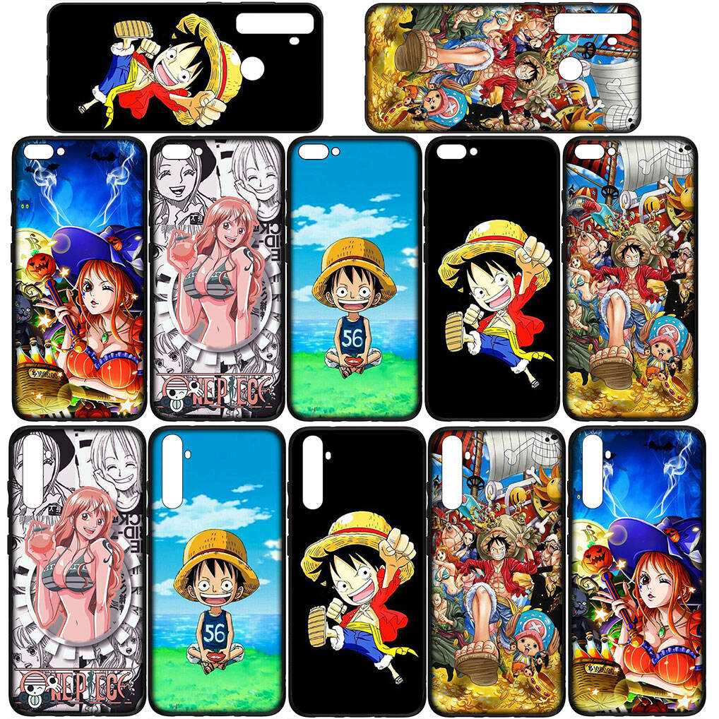 Для Samsung Galaxy S25 S24 S23 Ultra FE Plus A17 A37 A57 A56 A55 A06 A16 A15 A36 A26 A35 A05 A25 A54 A34 Чехол для телефона Аниме Нами Ван Пис Луффи Обложка
