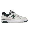 New Balance 550 Sea Salt Pine Green Unisex Sneakers White Black BB550VTC