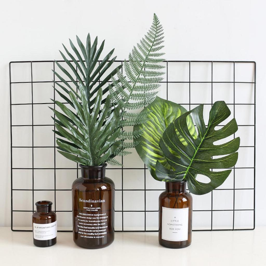 Monoceros 1Pc Nordic Style Fake Monstera Leaf Plant Home Office Decoration Photo Prop