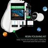 1 Set Epoxy Resin Polishing Kit High Gloss Finishing Compound for Scratch Removal & Restoration On Tables, Artwork, DIY Projects