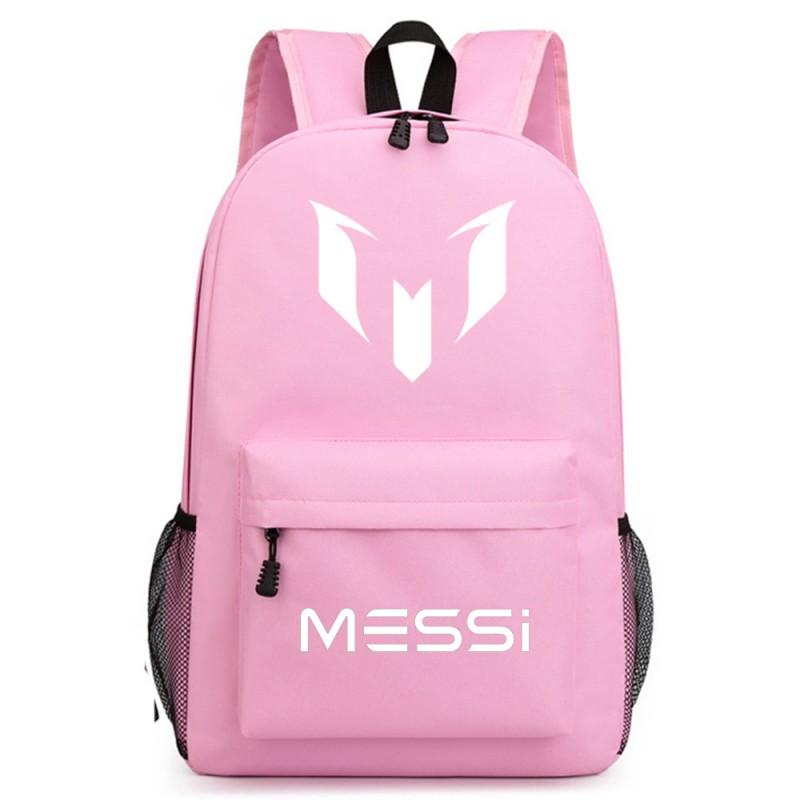 Unisex Oxford Fabric School Backpack Teen Students Lightweight Durable Laptop Bag With Character Print
