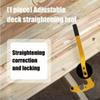 Deck Warping Deck Warping Fixer Professional Deck Bending Bow Straightening Tool  Wooden Joints