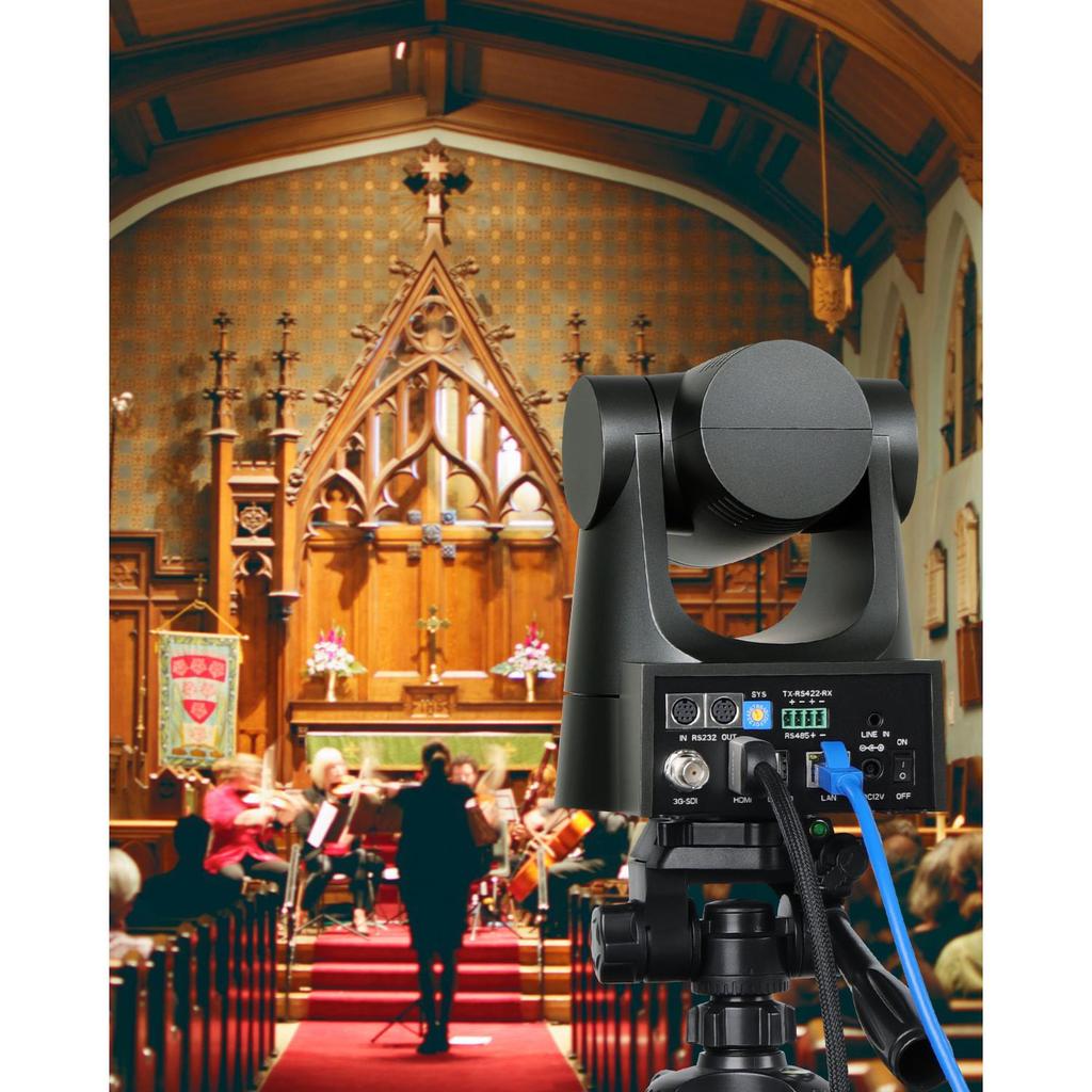 Fast Delivery FoMaKo PTZ Camera 30X Bundle HDMI 3G-SDI IP PoE HDMI Camera Church (2pcs) + POE IP PTZ Camera Controller