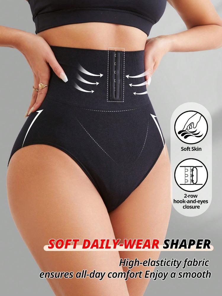Flarixa High Waist Shapewear Tummy Control Adjustable 2 Level Closure Butt Lifter Seamless Briefs Body Faja Curve Control