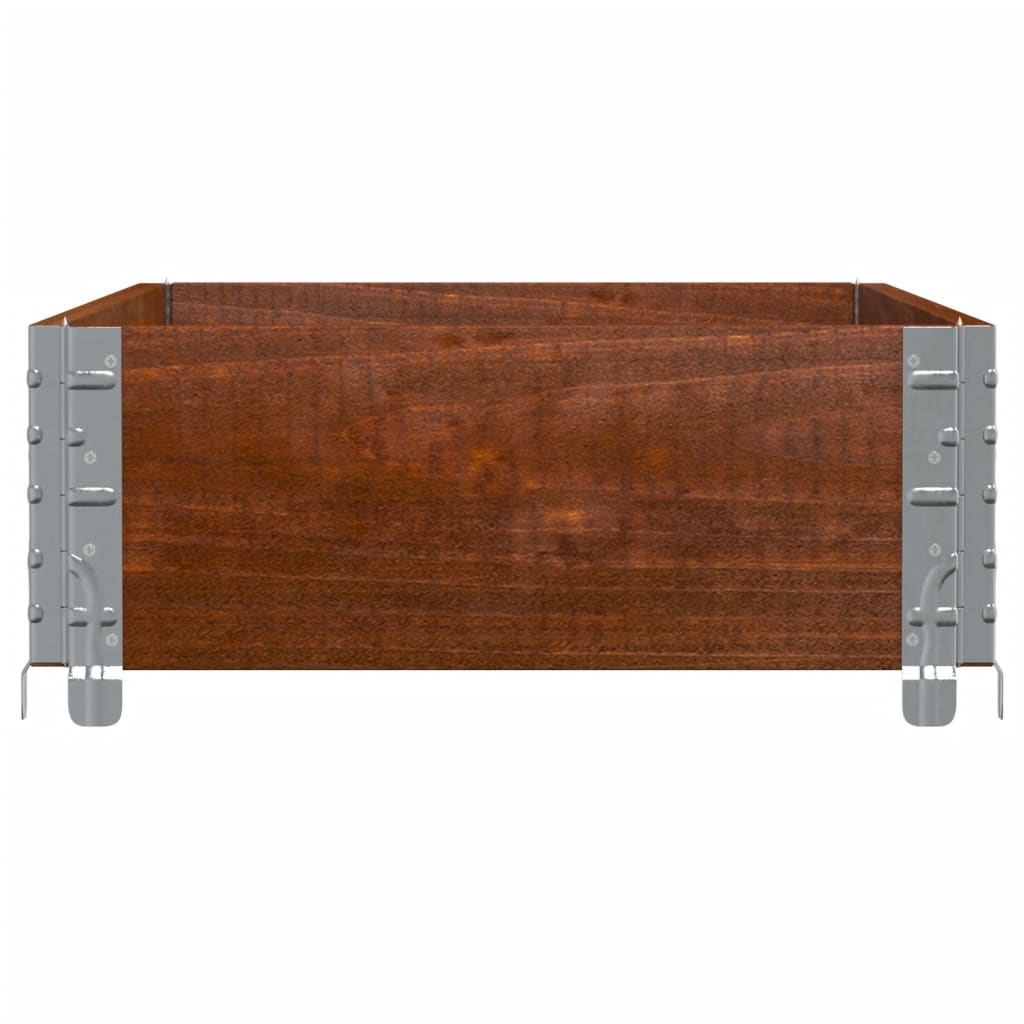 Plant Box Brown 100x50 cm Solid Pine Wood