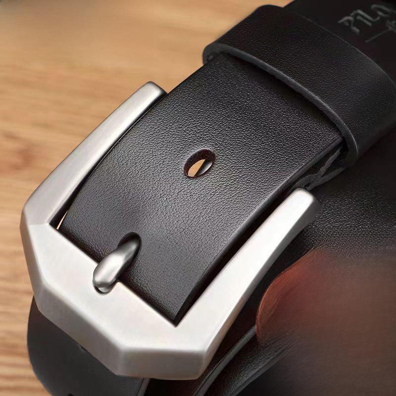 Оригинальный мужской ремень POLO Paul с пряжкой для людей среднего возраста и молодежи с бесплатным дыроколом