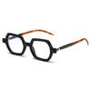 Vintage Polygon Optical Frames Men  Fashion Blue Light Blocking Glasses Women Trendy Luxury Brand Design Eyeglasses