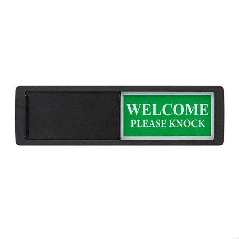 62KD Do Not Disturb Convenient Room Sign Vacant Occupied Door Signs In Use Slider for Bathroom and Meeting