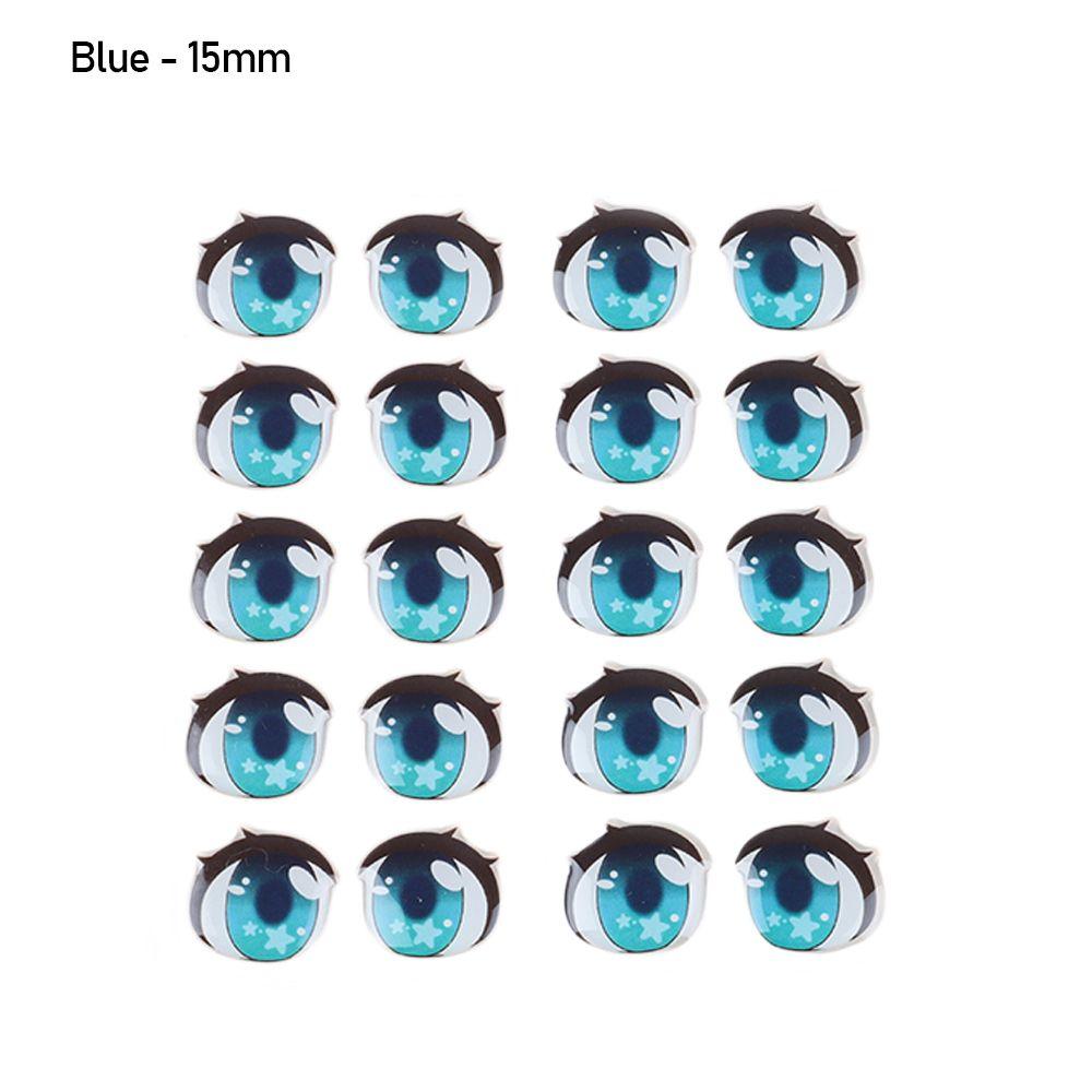 Stars Yellow/Pink/Blue Face Organ Paster Cartoon Eyes Stickers Anime Figurine Doll Eye Chips Paper