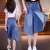 Женские джинсовые шорты с высокой талией, корейская одежда Дондэмун, джинсы, сильный уличный стиль, лето, большие размеры