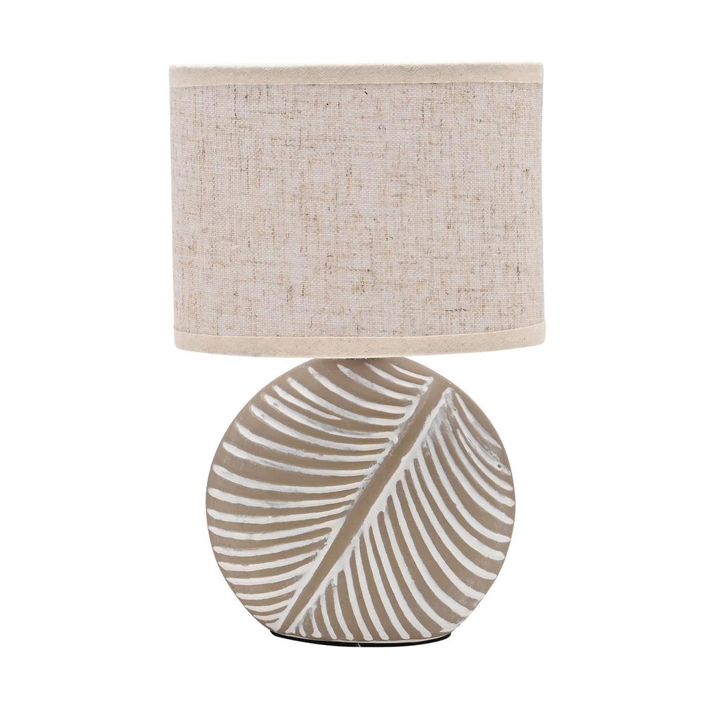 Hestia Natural Circle Leaf Lamp - 24cm