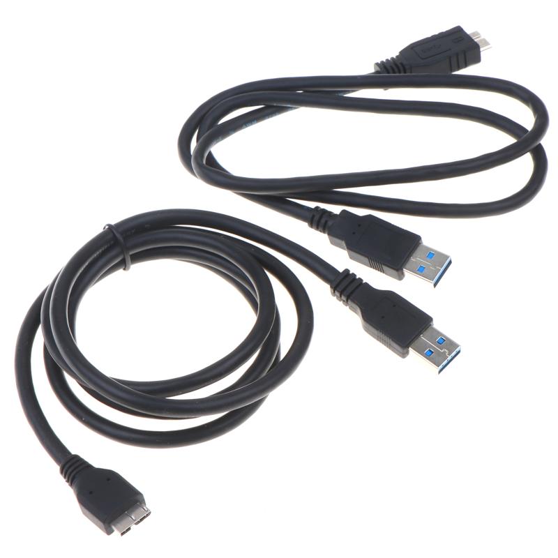 Кабель USB 3.0 A - Micro B для внешнего SSD 5 Гбит/с, высокоскоростной шнур для передачи данных для HDD, камеры, мобильного хранилища, повседневного использования