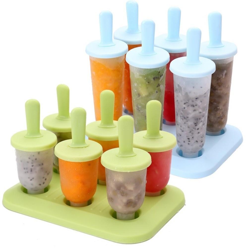 Food Grade Plastic Ice Cream Molds Easy To Fall Off DIY Ice Cream Tools Popsicle Mould DIY