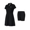 Новое платье с коротким рукавом серии FILA Golf Женское Насыщенный черный A11W525325F-BK
