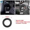 For Jeep Compass  -  Carbon Fiber Interior Gear Box / Engine Push / Glass Lift Button / Air AC Control Panel Cover Trim