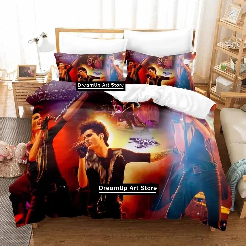 Band Tokio Hotel Bedding Set Quilt Cover Bed Cover with Pillowcase Twin Single Queen King Size Boys Adult Home Textile