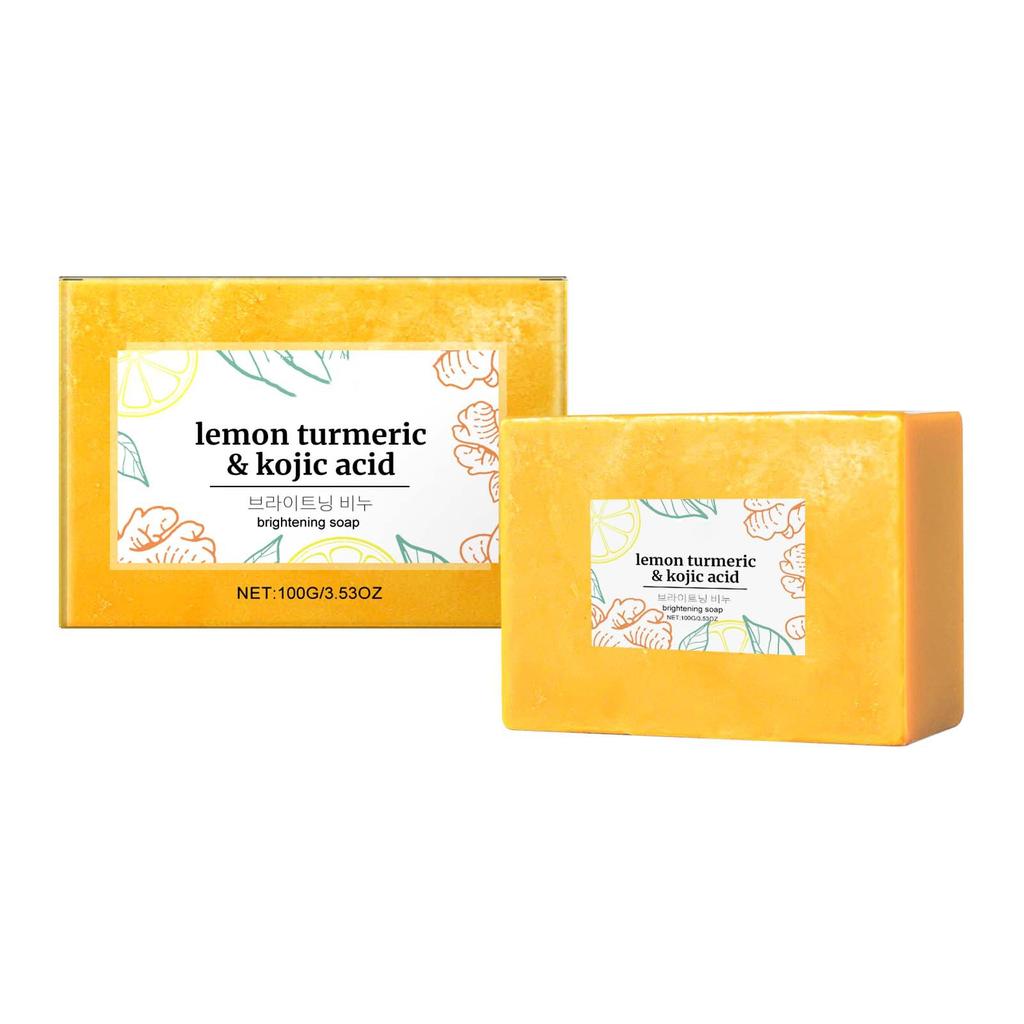 Lemon Soap Gentle Cleansing Even Skin Tone Moisturizing Nourishing Bath Soap