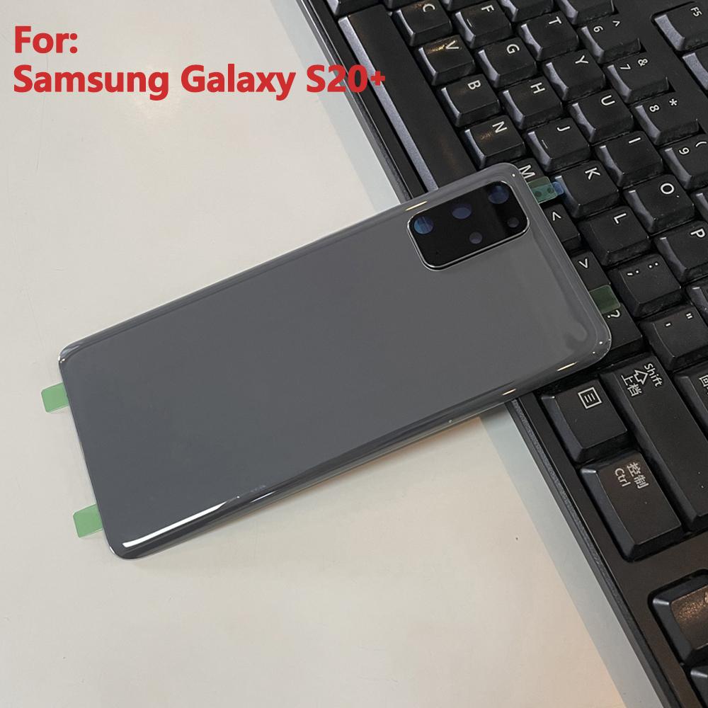 Задние крышки Крышки аккумулятора Корпус Для Samsung Galaxy S20 S20 Plus S20+ Задний Чехол из стекла
