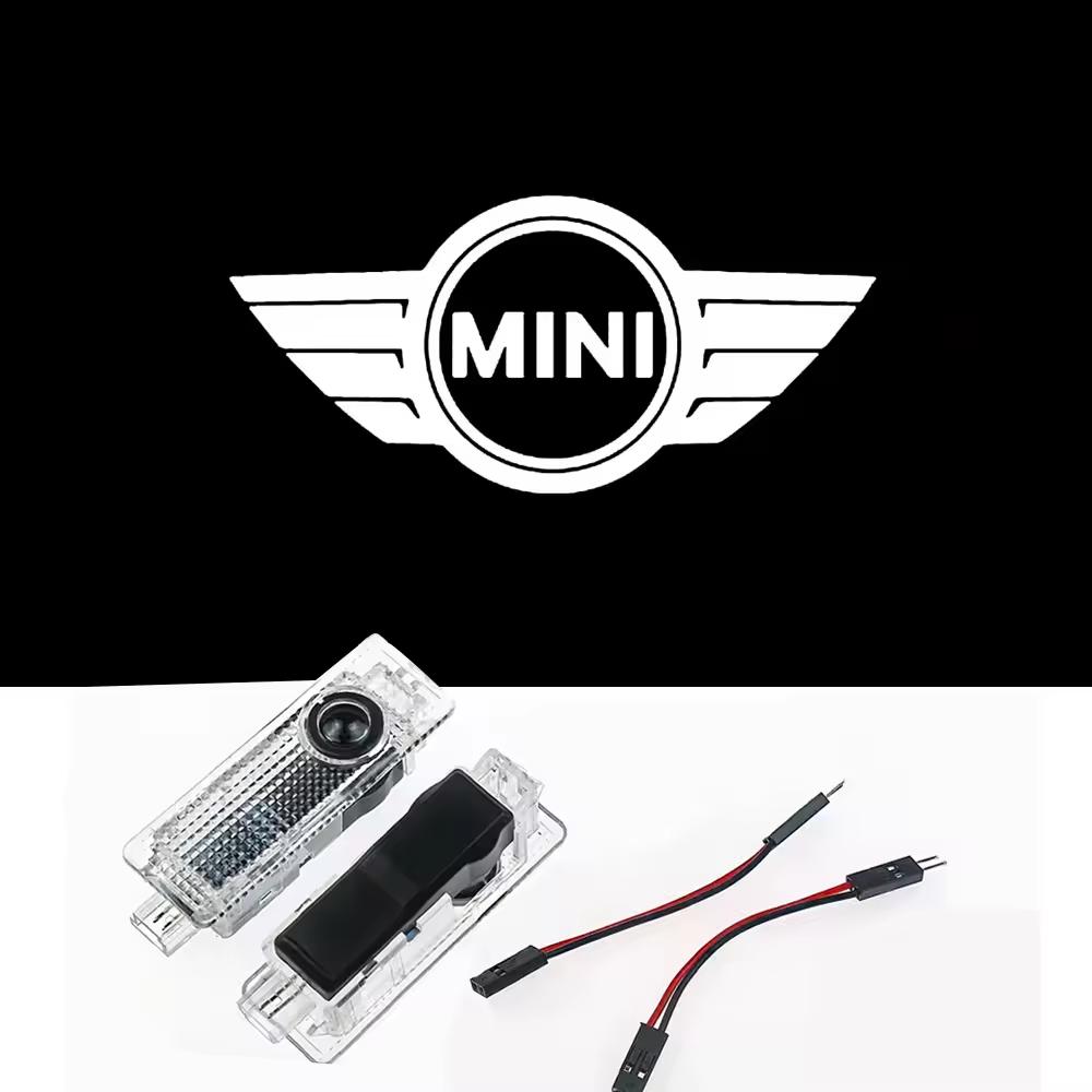 Car Door Welcome Light for Mini Cooper Works One JCW R56 R53 F54 F55 F56 Logo Ghost Shadow LED Atmosphere Light Universal Fit RR5