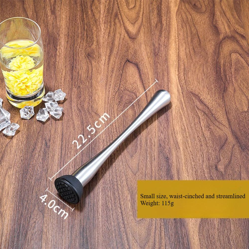 Stainless Steel Ice Muddler KFS-008 Lemon Masher Cocktail Muddler Bar Tool for Drink Mixing Bar & Restaurant Use KFS-008