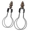 2pcs Lamp Bulb Clip Adapter Modern Stylish Metal Lampshade Holder Adapter Clip On Lampshade Adapter for Living Room Bedroom