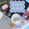 Butterfly/Round/Oval Shape Crystal Silicone Mold Drop Earring Molds Ear Jewelry Moulds for DIY Jewelry Making and Crafts