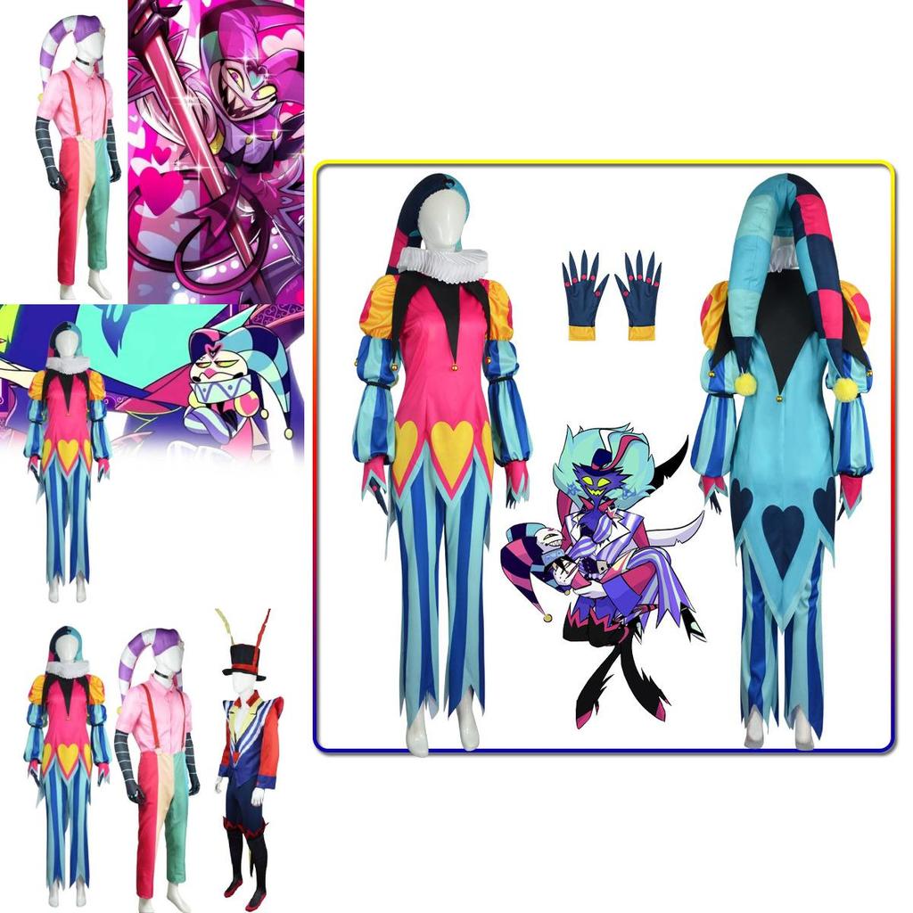 Новый костюм для косплея Физзаролли из полиэстера, трендовый наряд на Хэллоуин