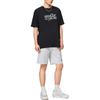 Li-Ning Wade Series Letter Logo Printed Round Neck Short Sleeve T-Shirt Unisex Tops Black AHSS641-1