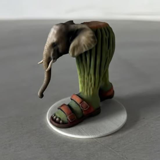 Мультяшная фигурка из смолы, акула, слон, обезьяна, чашка, статуэтка, скульптура, домашний офис, украшение для рабочего стола, коллекционный подарок