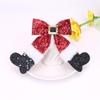 Pack of 2 Multifuntional Boot Bowknot Hair Accessory Hair Clip Christmas Bowknot Hairpiece Suitable for All Hairstyles