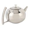 Чайник из нержавеющей стали, герметичный, с эргономичной боковой ручкой, чайник с отсоединяемым инфузором, 2000 мл