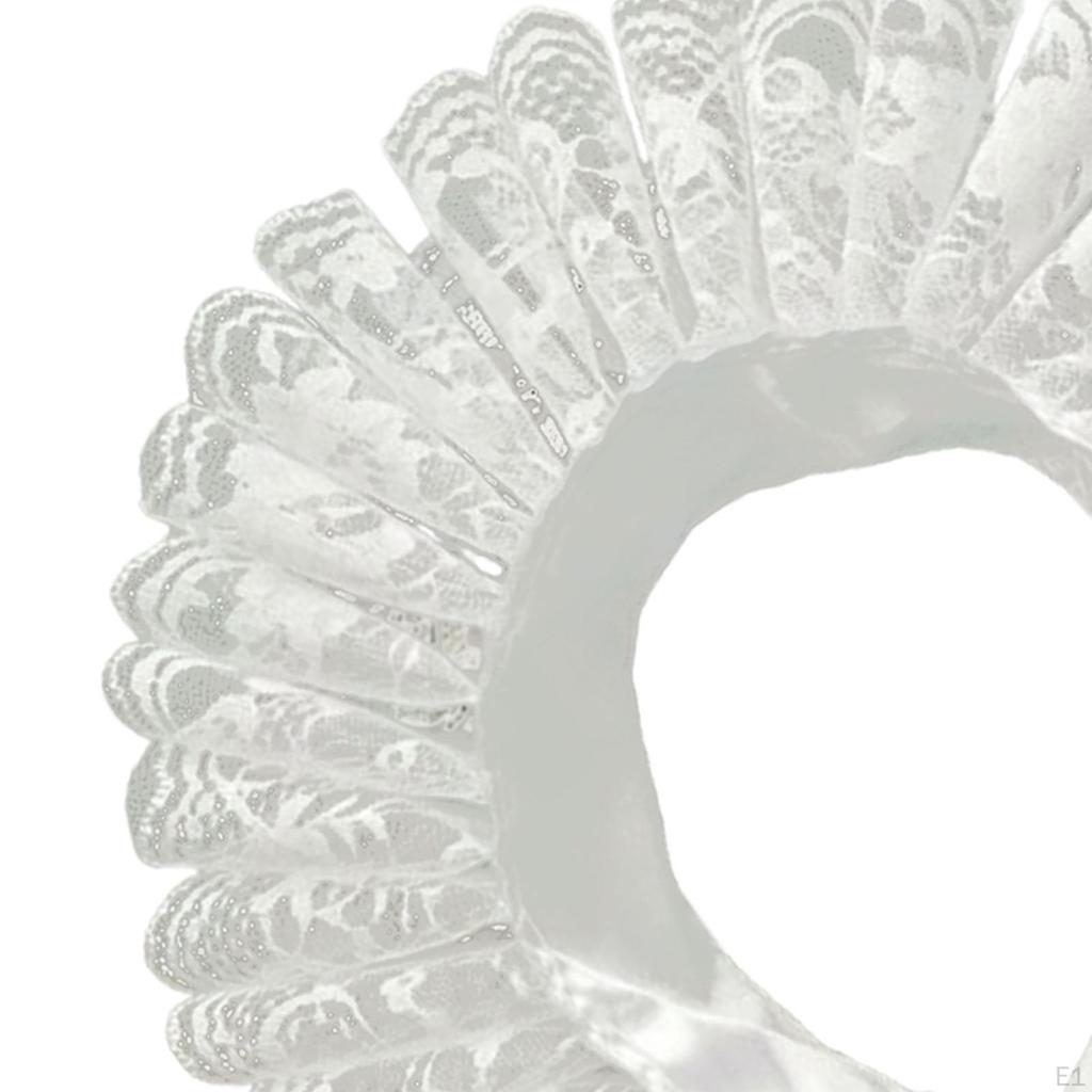 Collar for Steampunk Tulle Ruffle Costume Party Cosplay Decor