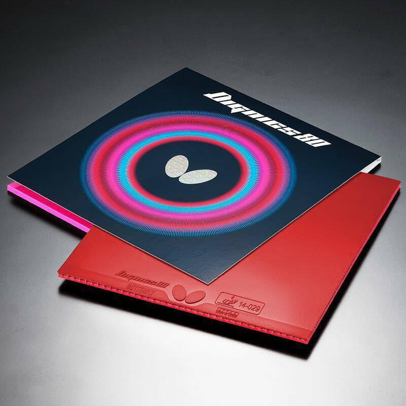 Накладка для настольного тенниса Butterfly Dignics 80 Back Soft High Tension Red Extra Thick 06050