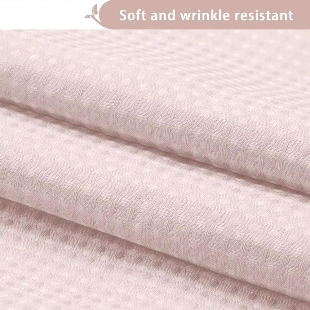 Водонепроницаемая вафельная шторка для душа, двухслойная штора для окна, простая кухонная занавеска для двери, бытовая