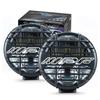 Fog Lamp LED Round Diameter 163mm 1100lm 6000K White for 12V 2 Pieces Hybrid Light Distribution (110,000cd) (driving & Spot) S-950SRL