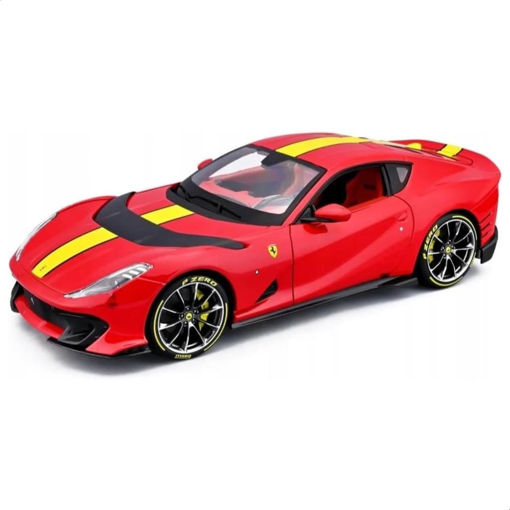 Bburago Scale Signature Series Ferrari 812 Competizione Red Diecast Model Finished RD 1/18 / Car, Model, 18-16915