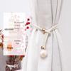 Pair of Luxury Sheer Curtain Tieback Buckles - Elegant Rope and Trim Accessories for Decoration