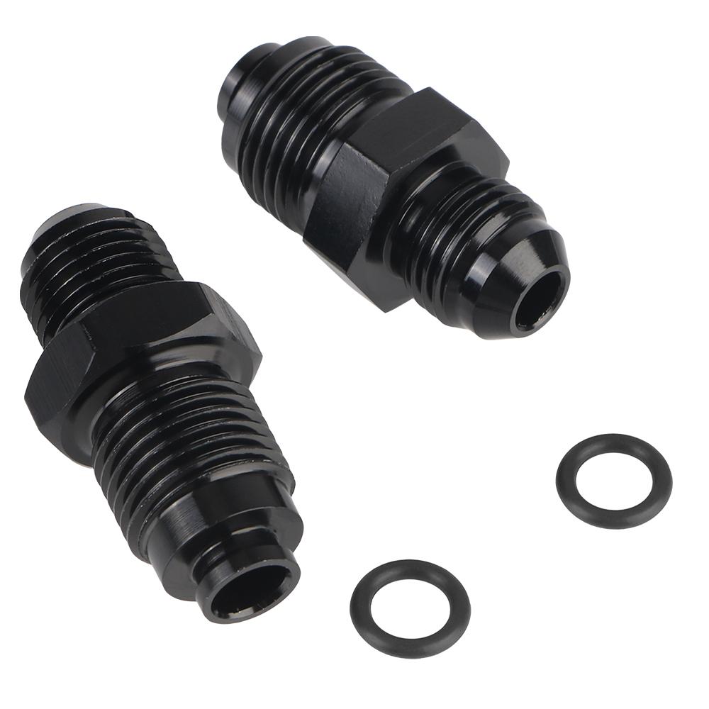 AN6-M16X1.5-ORB AN6-M18X1.5-ORB Алюминиевый прямой адаптер для выживания с наружной резьбой, переходник для турбонагнетателя с масляным фитингом