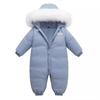 Boys and Girls Baby Infant Hooded Thick Down Jumpsuit Baby Crawling Clothes Romper Winter Children's Clothing