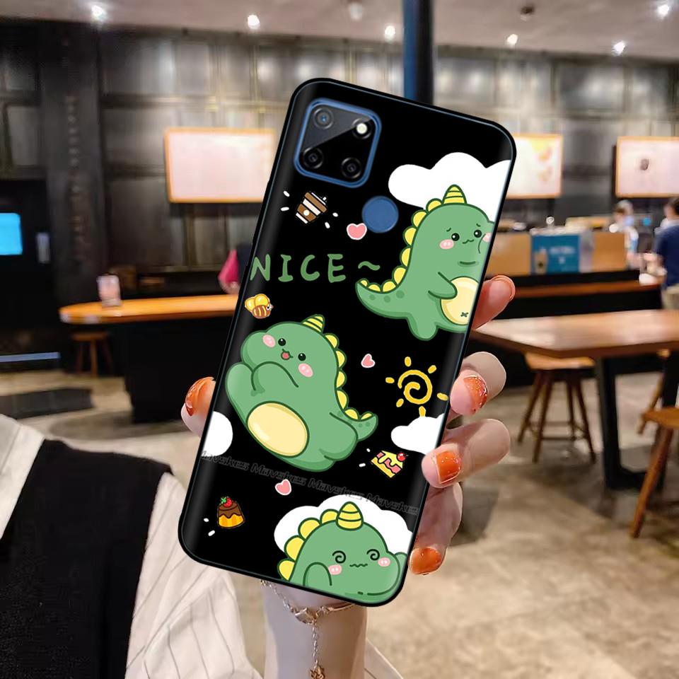 Чехол для Realme C12 C25 C25s Realme 7i Global Чехол Милый Мягкий Силикон ТПУ Задняя Крышка Realme7i RMX2193 Защитный Чехол Fundas