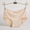 Women's Fashion Seamless Elastic Underwear Breathable Quick-Dry Ice Silk Panties Briefs Comfy High Quality