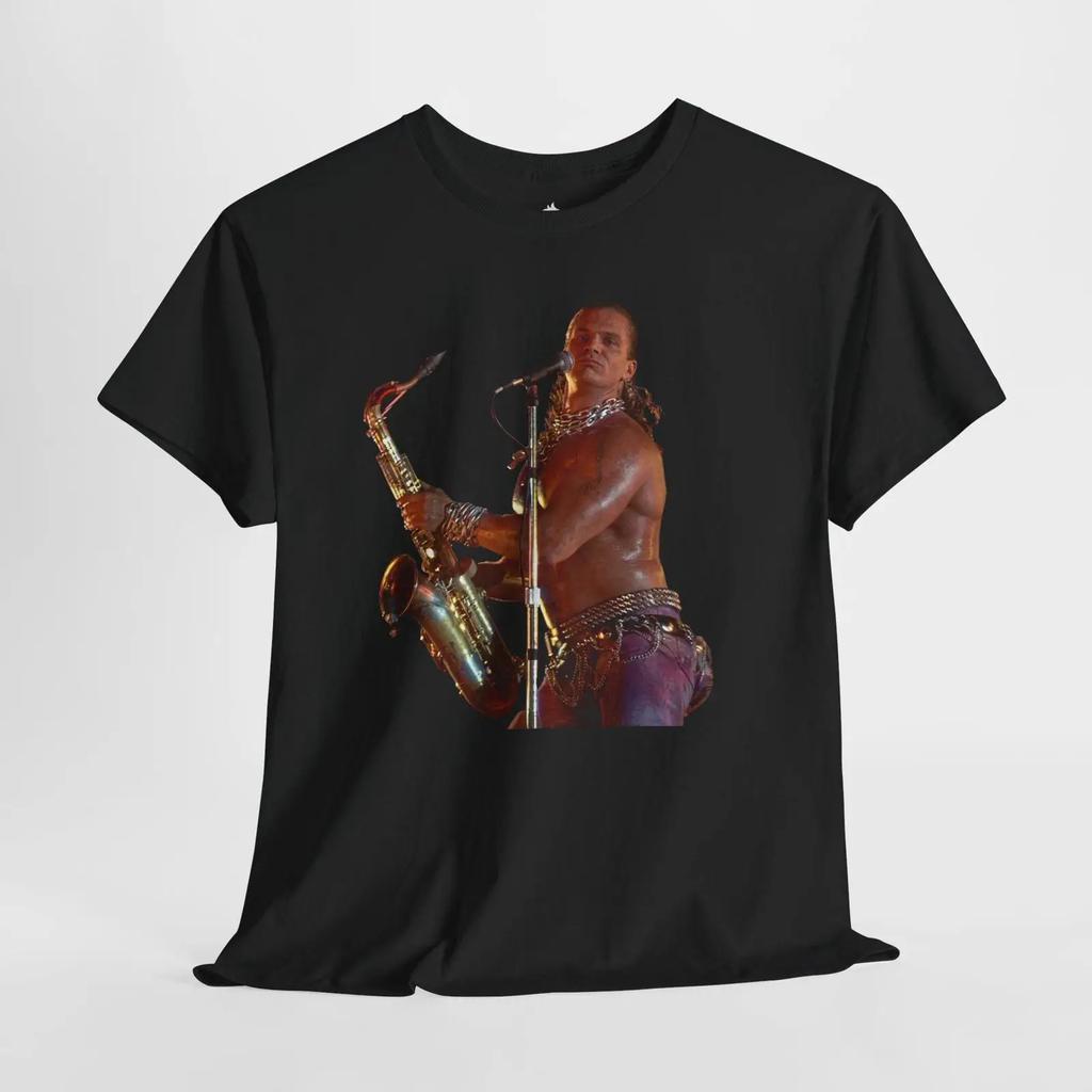 Saxophone Player Illustration T Shirt Live Music ConcerT vintage Washed Casual Unisex Top For Everyday Wear Comfortable graphic