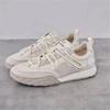 Fashion New Summer Casual Women Sneakers 2024 White Canvas Non-slip Women Shoes Lace-up Mesh Wear-resistant Platform Female Sneakers